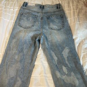NWT, pacsun light washed 90s boyfriend jeans, ripped distressed, size 26, 90s,